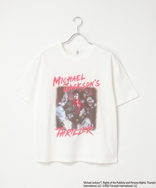 マイケルジャクソン Michael Jackson T スリラー L ホワイト マイケルジャクソン Michael Jackson T スリラー L ホワイト Michael