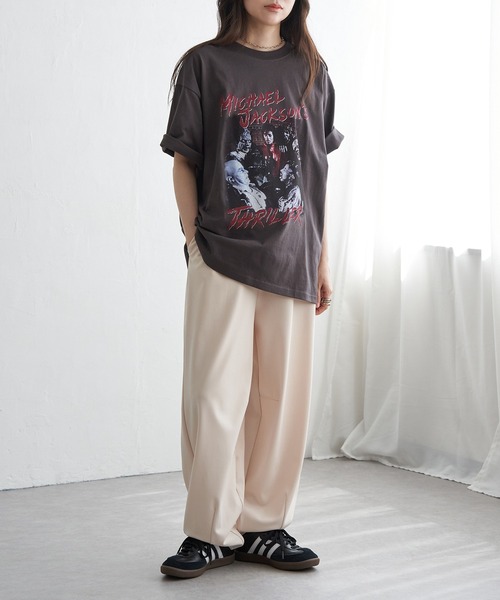 VENCEEXCHANGE（ヴァンスエクスチェンジ）の「Michael Jackson マイケル・ジャクソン ThrillerプリントTee（Tシャツ/カットソー・メンズ・チャコール/ホワイト・L/M/LL）」の11枚目の写真
