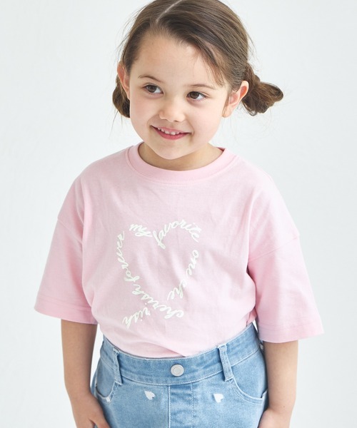 pairmanon(ペアマノン)の「【UVカット】【吸水速乾】【接触冷感】サマーファンクション ガーリープリント半袖Tシャツ(Tシャツ/カットソー・キッズ・ホワイト/ベージュ系その他/ブラック/ライトピンク/ライトベージュ/ライトブルー・100/110/120/130/140/150/90)」の6枚目の写真