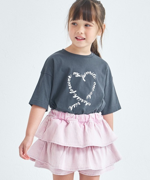 pairmanon(ペアマノン)の「【UVカット】【吸水速乾】【接触冷感】サマーファンクション ガーリープリント半袖Tシャツ(Tシャツ/カットソー・キッズ・ホワイト/ベージュ系その他/ブラック/ライトピンク/ライトベージュ/ライトブルー・100/110/120/130/140/150/90)」の3枚目の写真