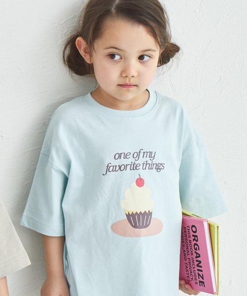 pairmanon(ペアマノン)の「【UVカット】【吸水速乾】【接触冷感】サマーファンクション ガーリープリント半袖Tシャツ(Tシャツ/カットソー・キッズ・ホワイト/ベージュ系その他/ブラック/ライトピンク/ライトベージュ/ライトブルー・100/110/120/130/140/150/90)」の19枚目の写真