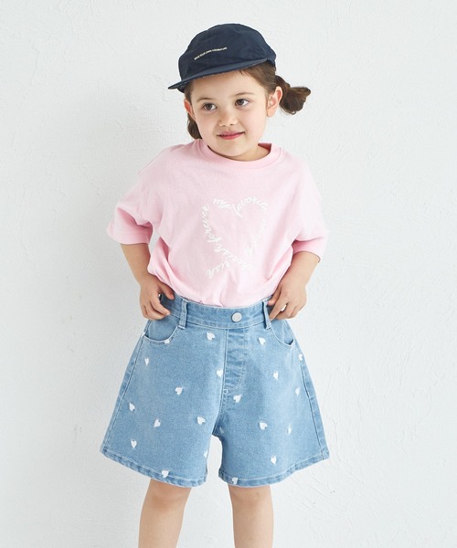 pairmanon(ペアマノン)の「【UVカット】【吸水速乾】【接触冷感】サマーファンクション ガーリープリント半袖Tシャツ(Tシャツ/カットソー・キッズ・ホワイト/ベージュ系その他/ブラック/ライトピンク/ライトベージュ/ライトブルー・100/110/120/130/140/150/90)」の12枚目の写真