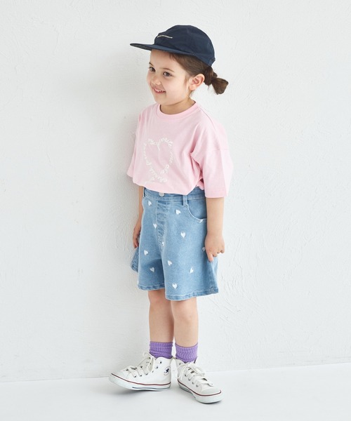 pairmanon(ペアマノン)の「【UVカット】【吸水速乾】【接触冷感】サマーファンクション ガーリープリント半袖Tシャツ(Tシャツ/カットソー・キッズ・ホワイト/ベージュ系その他/ブラック/ライトピンク/ライトベージュ/ライトブルー・100/110/120/130/140/150/90)」の7枚目の写真