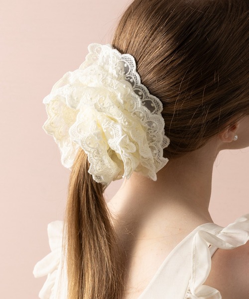 ヘアゴム No.237 handmade＊no.237 no.237 チャーム付きヘアゴム