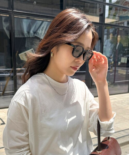 fredy emue（フレディエミュ）の「ライトカラーレンズクラウンパントサングラス（サングラス・レディース・ブラウン系その他/ブラック・FREE）」の5枚目の写真