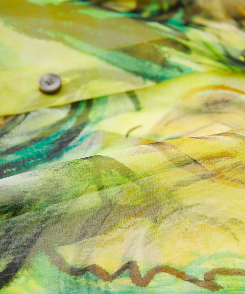 ブラウス シャツ Sheer Botanical Shirt / シアーボタニカルシャツ レディース メンズ JNBY ブラウス シャツ Sheer Botanical Shirt / シアー