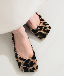 Demi-Luxe BEAMS | 【1/1値下げ】PIPPICHIC / LINDA レオパード フラットシューズ(パンプス)