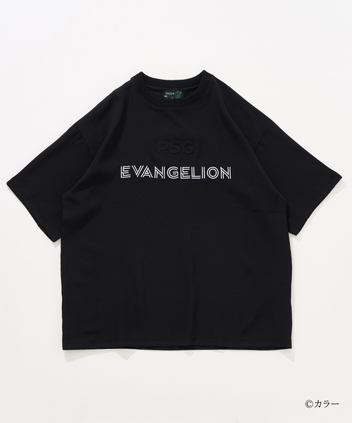 PARIS SAINT-GERMAIN(パリサンジェルマン)の「【EVA*PSG】 JP LOGO TEE(Tシャツ/カットソー・メンズ・パープル/ライトグレー/ブラック・LARGE/MEDIUM)」の1枚目の写真
