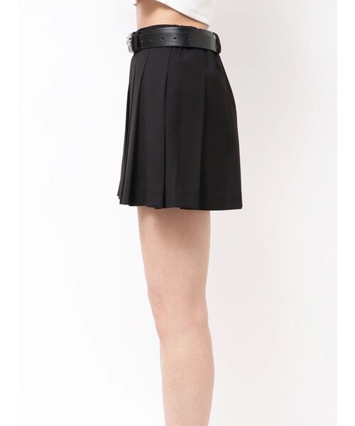 GYDA（ジェイダ）の「ベルトSETプリーツスカートライクショートパンツ（スカート・レディース・ブラック/その他1・FREE）」の21枚目の写真