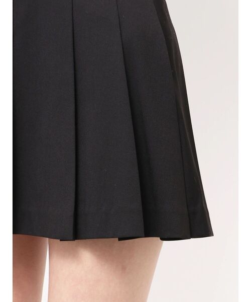 GYDA（ジェイダ）の「ベルトSETプリーツスカートライクショートパンツ（スカート・レディース・ブラック/その他1・FREE）」の12枚目の写真