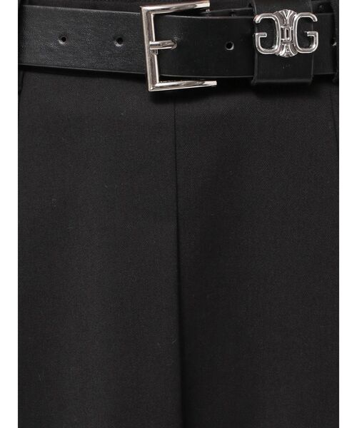 GYDA（ジェイダ）の「ベルトSETプリーツスカートライクショートパンツ（スカート・レディース・ブラック/その他1・FREE）」の9枚目の写真