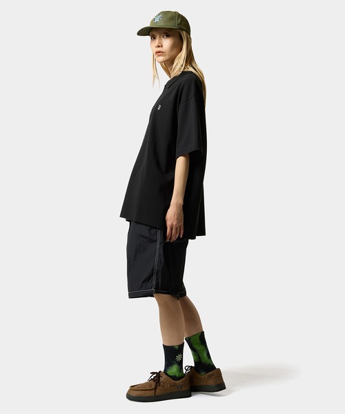 HUF(ハフ)の「MEGABLAST POLO TOP(ポロシャツ・メンズ・ブラック/ナチュラル/ライトパープル・S/M/L/XL/XXL)」の11枚目の写真