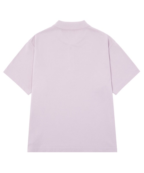 HUF(ハフ)の「MEGABLAST POLO TOP(ポロシャツ・メンズ・ブラック/ナチュラル/ライトパープル・S/M/L/XL/XXL)」の9枚目の写真
