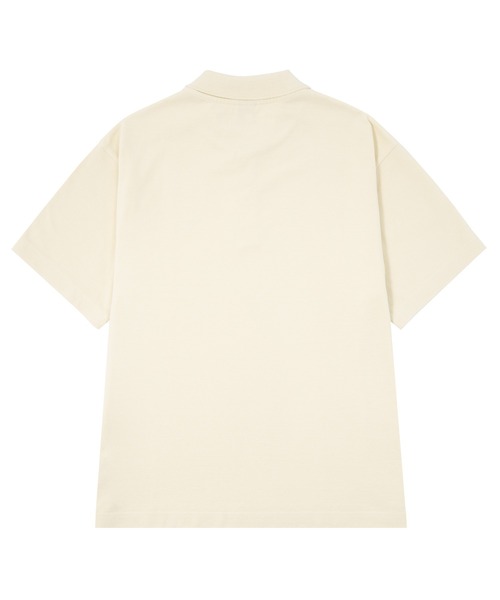 HUF(ハフ)の「MEGABLAST POLO TOP(ポロシャツ・メンズ・ブラック/ナチュラル/ライトパープル・S/M/L/XL/XXL)」の7枚目の写真