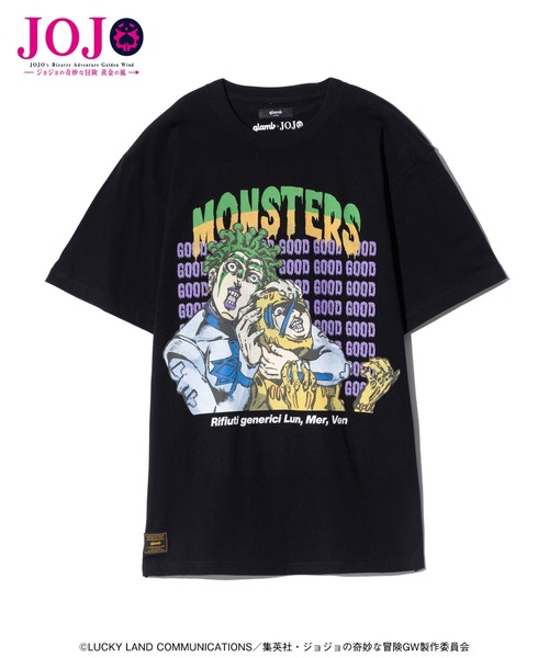 glamb(グラム)の「Cioccolata & Secco T-shirt(Tシャツ/カットソー・メンズ・ブラック/ホワイト・XL/L/M/S)」の1枚目の写真