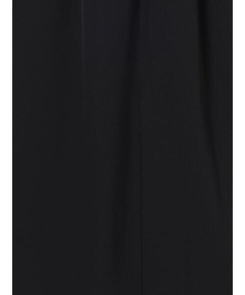 Te chichi(テチチ)の「麻調フロントホックタックナロースカート(セットアップ可)(スカート・レディース・ブラック/モカ・F)」の8枚目の写真