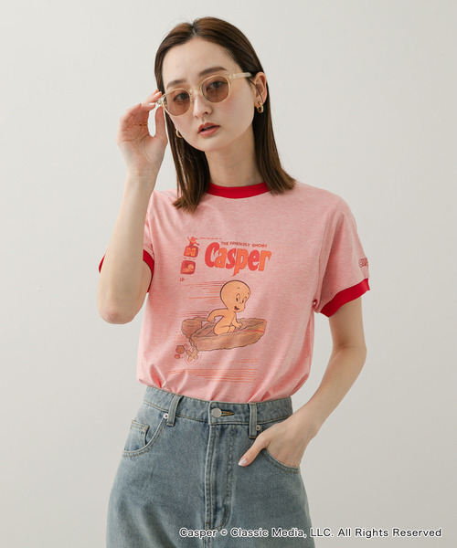 セール】『別注』Casper×SENSE OF PLACE/リンガーTシャツ（T
