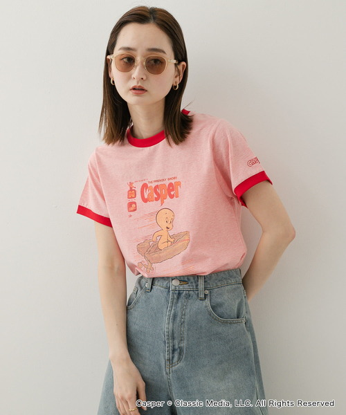 セール】『別注』Casper×SENSE OF PLACE/リンガーTシャツ（Tシャツ