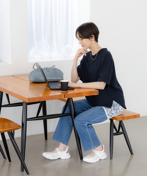 Elura（エルーラ）の「＜Sapofeet（サポフィート）＞スニーカーサンダル/451944（サンダル・レディース・ブラック/ホワイト・LARGE/SMALL/MEDIUM）」の19枚目の写真