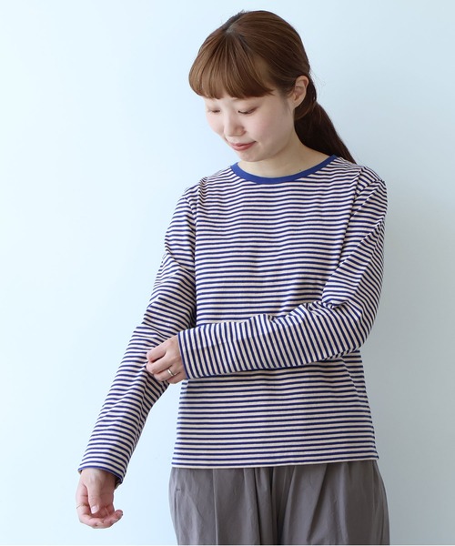 トップス   Vintage Border L/S Tee BORDER LS TOP (PMAN-CL03) | PHIGVEL / カットソー (MEN