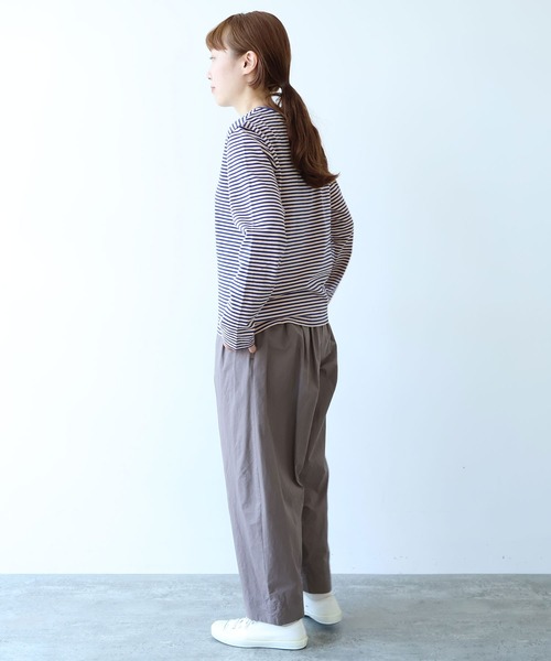 bulle de savon(ビュルデサボン)の「△vintage border Tシャツ(Tシャツ/カットソー・レディース・ホワイト/ピンク/オレンジ・FREE)」の22枚目の写真