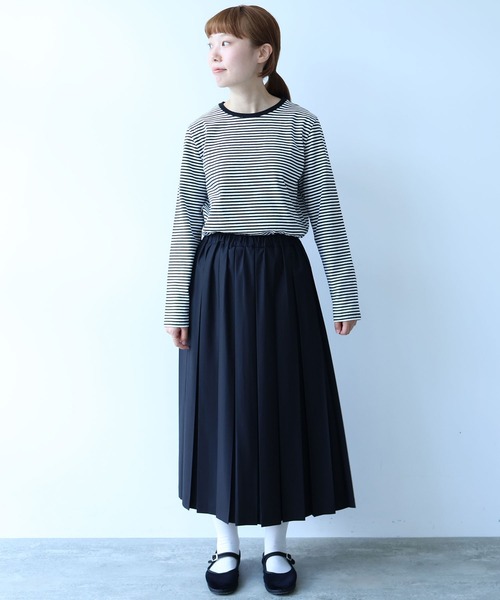 bulle de savon(ビュルデサボン)の「△vintage border Tシャツ(Tシャツ/カットソー・レディース・ホワイト/ピンク/オレンジ・FREE)」の13枚目の写真