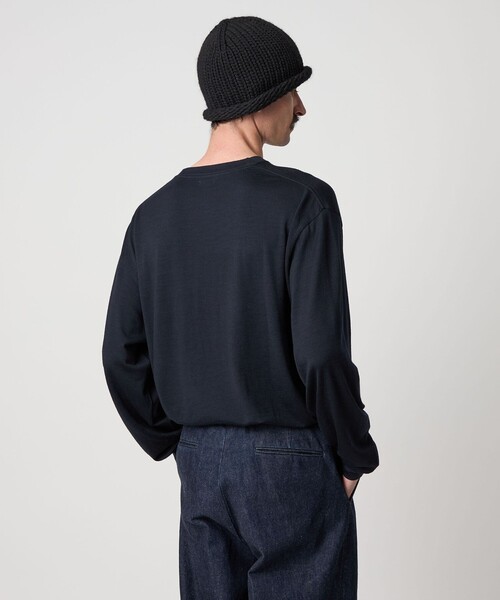 Steven Alan＞ メリノウール クルーネック Tシャツ LOOSE（T