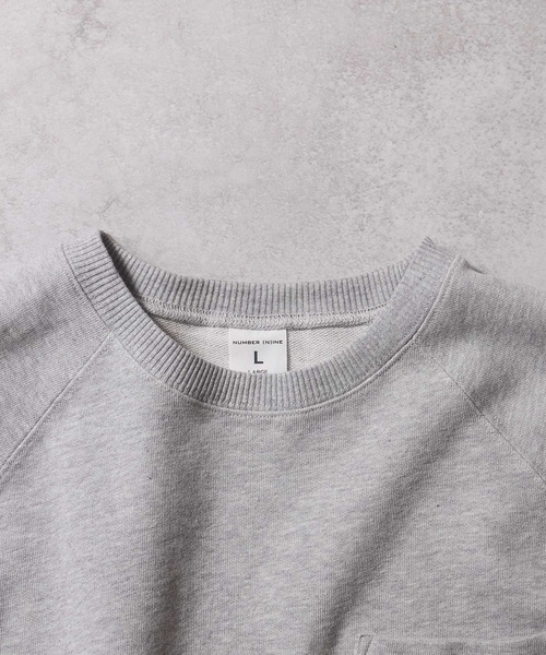 naptime刺繍グレーラグランスリーブトレーナー オリジナルトレーナー・スウェットをCB-5242: 10.0oz ラグラン