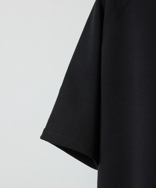 NUMBER (N)INE(ナンバーナイン)の「FIRM COTTON LIGHT SHORT PILE RAGLAN SHORT SLEEVE POCKET SWEATSHIRT / ファーム コットン ライト ミニ裏毛 ラグラン ショートスリーブ ポケット クルーネック スウェット(スウェット・メンズ・トップグレー/ブラック/ブラック×ホワイト・M/L/XL)」の13枚目の写真