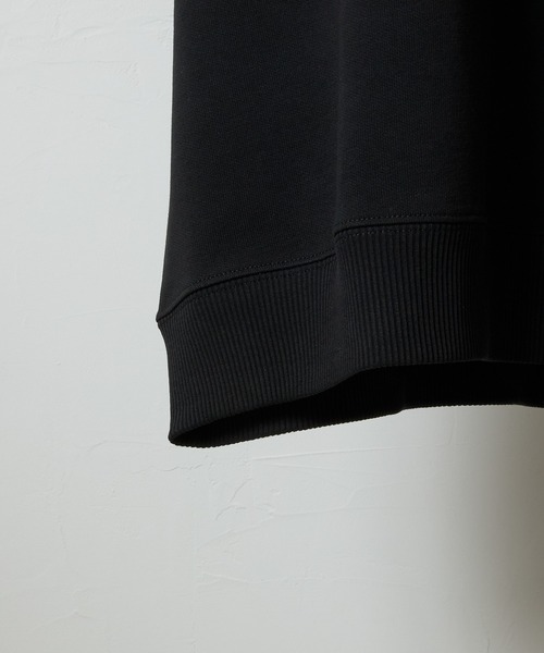 NUMBER (N)INE(ナンバーナイン)の「FIRM COTTON LIGHT SHORT PILE RAGLAN SHORT SLEEVE POCKET SWEATSHIRT / ファーム コットン ライト ミニ裏毛 ラグラン ショートスリーブ ポケット クルーネック スウェット(スウェット・メンズ・トップグレー/ブラック/ブラック×ホワイト・M/L/XL)」の14枚目の写真