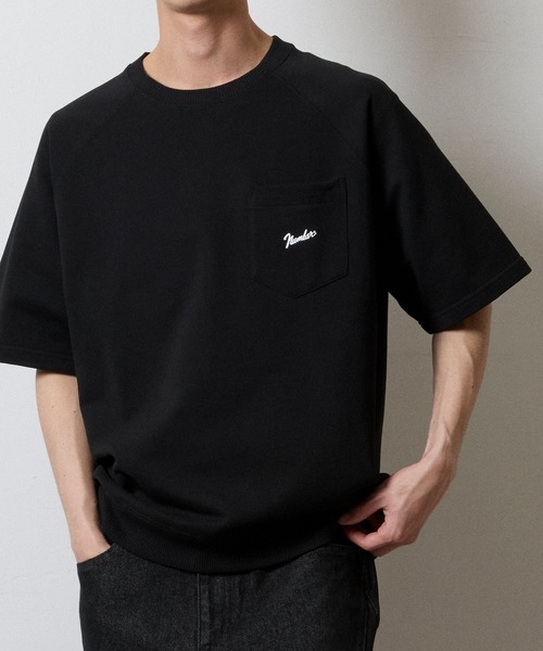 NUMBER (N)INE(ナンバーナイン)の「FIRM COTTON LIGHT SHORT PILE RAGLAN SHORT SLEEVE POCKET SWEATSHIRT / ファーム コットン ライト ミニ裏毛 ラグラン ショートスリーブ ポケット クルーネック スウェット(スウェット・メンズ・トップグレー/ブラック/ブラック×ホワイト・M/L/XL)」の17枚目の写真