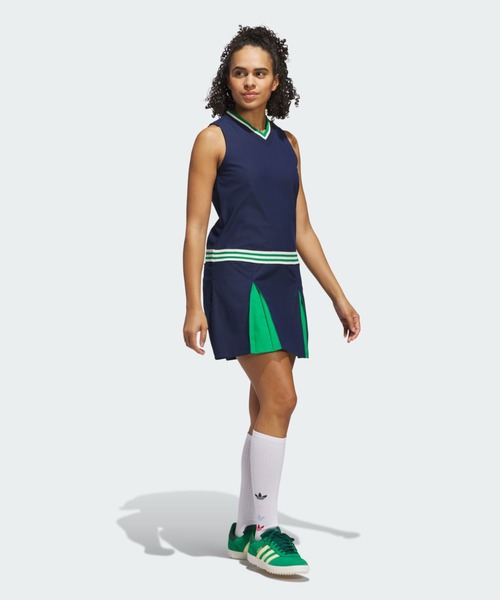 オリジナルスゴルフ Vネック ノースリーブ ワンピース【adidas