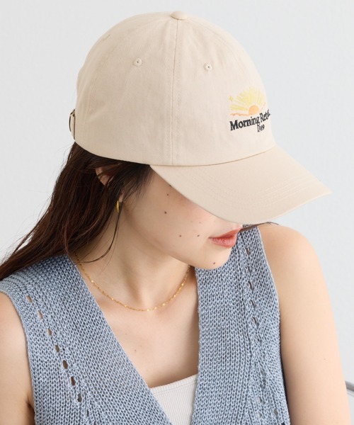 CIAOPANIC TYPY(チャオパニックティピー)の「アソート柄刺繍CAP(キャップ・レディース・チャコールグレー/ブラウン/ピンク/アイボリー・ONE SIZE)」の5枚目の写真