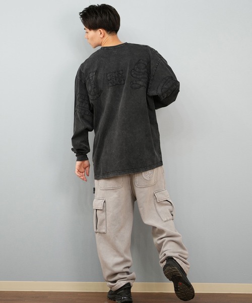 DC（ディーシー）の「DC/ディーシー ロンT/長袖Tシャツ バックデザイン DLT254044（Tシャツ/カットソー・メンズ・ブラック系その他/ブラック系その他2・XL/L/M）」の6枚目の写真