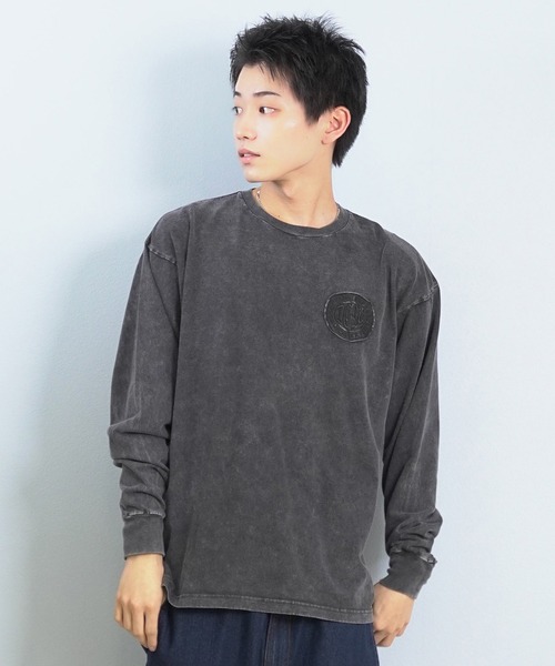 DC（ディーシー）の「DC/ディーシー ロンT/長袖Tシャツ バックデザイン DLT254044（Tシャツ/カットソー・メンズ・ブラック系その他/ブラック系その他2・XL/L/M）」の10枚目の写真