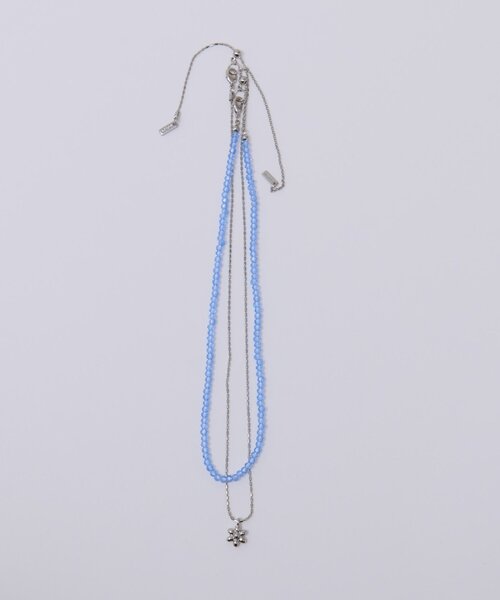 DISCOAT（ディスコート）の「【GOLDY】ビーズフラワーチャームSETネックレス（ネックレス・レディース・クリア/ブルー/グリーン/ブラック・FREE）」の11枚目の写真