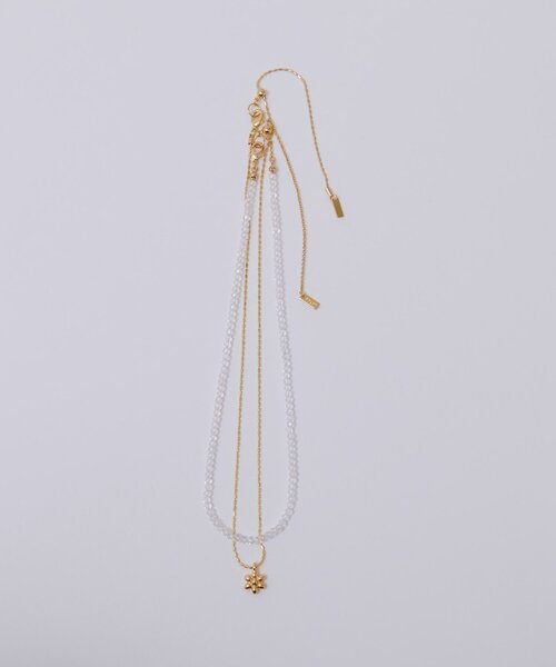 DISCOAT（ディスコート）の「【GOLDY】ビーズフラワーチャームSETネックレス（ネックレス・レディース・クリア/ブルー/グリーン/ブラック・FREE）」の13枚目の写真