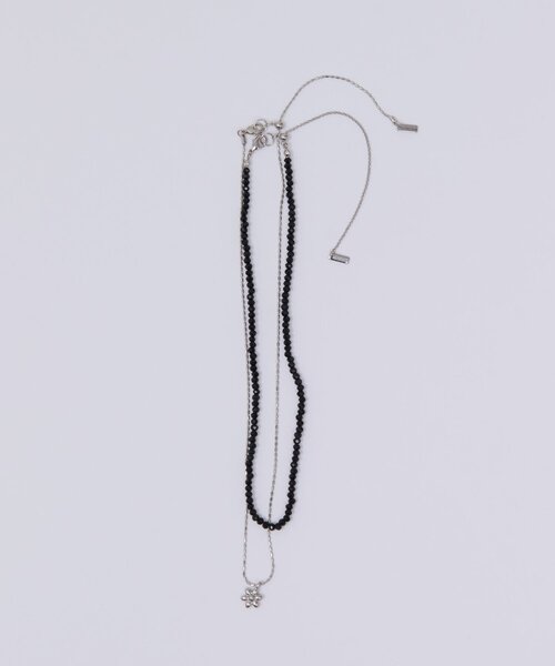 DISCOAT（ディスコート）の「【GOLDY】ビーズフラワーチャームSETネックレス（ネックレス・レディース・クリア/ブルー/グリーン/ブラック・FREE）」の15枚目の写真