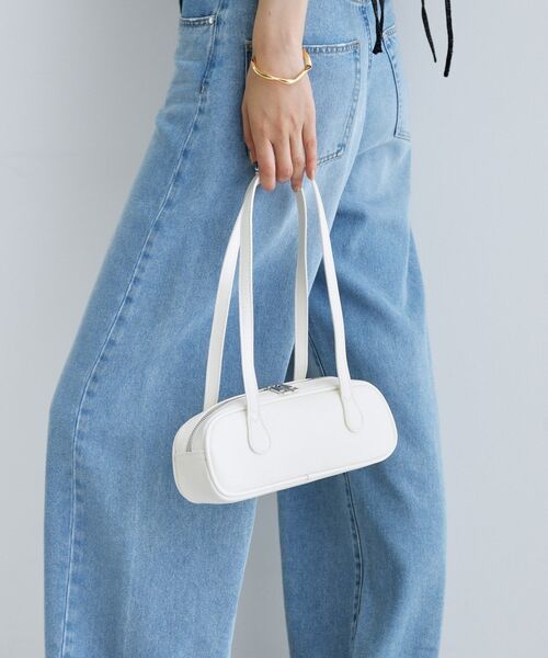 GALLEST（ギャレスト）の「スクエアスモールボストン（ハンドバッグ・レディース・シルバー/ホワイト/ブラック・00）」の4枚目の写真