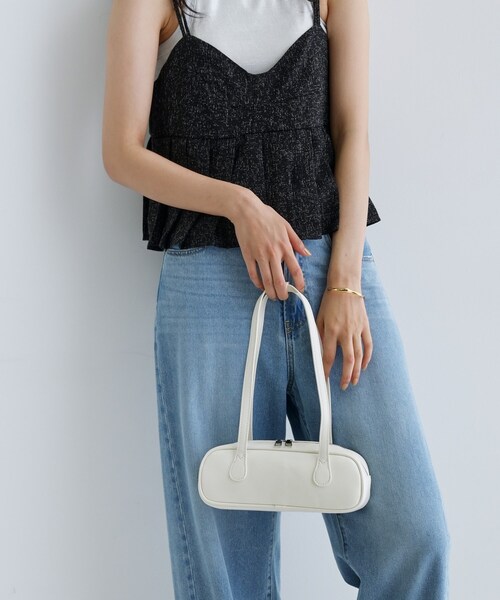 GALLEST（ギャレスト）の「スクエアスモールボストン（ハンドバッグ・レディース・シルバー/ホワイト/ブラック・00）」の16枚目の写真