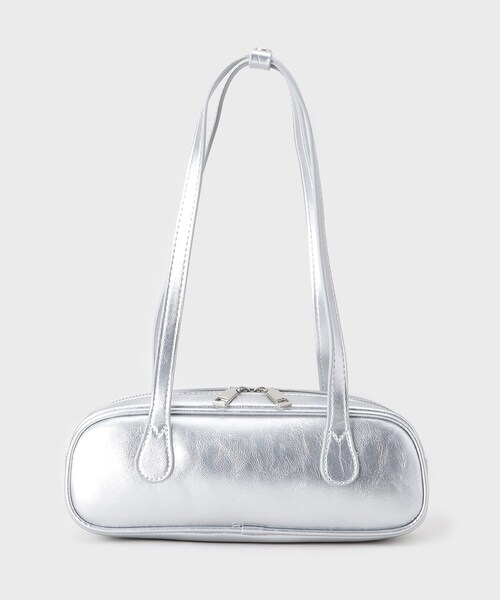 GALLEST（ギャレスト）の「スクエアスモールボストン（ハンドバッグ・レディース・シルバー/ホワイト/ブラック・00）」の13枚目の写真