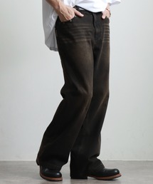 Art re A select（アトリエセレクト）の「STUDS FLARE PANTS（デニムパンツ）」