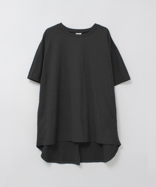 RNA-N(アールエヌエーエヌ)の「M2487 綿ヘンプバックスリットプルオーバー(Tシャツ/カットソー・レディース・オフホワイト/ブラック/キャメル・FREE)」の5枚目の写真