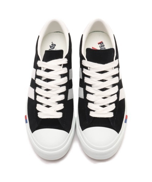 PRO-Keds(プロケッズ)の「PRO-Keds ROYAL PLUS SUEDE / プロケッズ ロイヤル プラス スエード(スニーカー・メンズ・ブラック・23.5cm/24.0cm/24.5cm/25.0cm/25.5cm/26.0cm/26.5cm/27.0cm/27.5cm/28.0cm/28.5cm/23.0cm)」の2枚目の写真