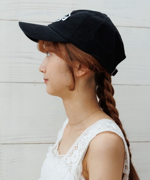 flower（フラワー）の「カバーキャップ（キャップ・レディース・ブラック・FREE）」の2枚目の写真