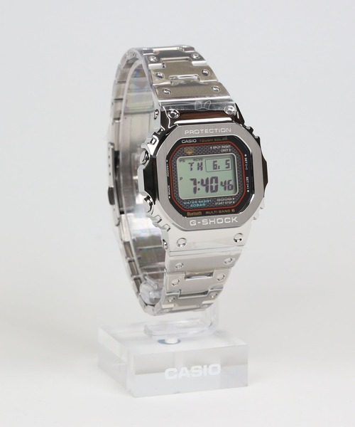 G-SHOCK(ジーショック)の「フルメタル / スマートフォンリンク&電波ソーラー / GMW-B5000D-1CJF(デジタル腕時計・メンズ・ブラック×シルバー・FREE)」の9枚目の写真