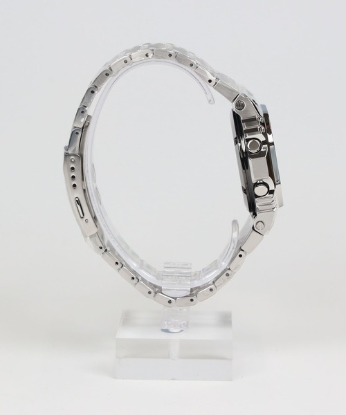 G-SHOCK(ジーショック)の「フルメタル / スマートフォンリンク&電波ソーラー / GMW-B5000D-1CJF(デジタル腕時計・メンズ・ブラック×シルバー・FREE)」の10枚目の写真