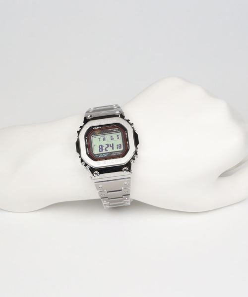 G-SHOCK(ジーショック)の「フルメタル / スマートフォンリンク&電波ソーラー / GMW-B5000D-1CJF(デジタル腕時計・メンズ・ブラック×シルバー・FREE)」の14枚目の写真