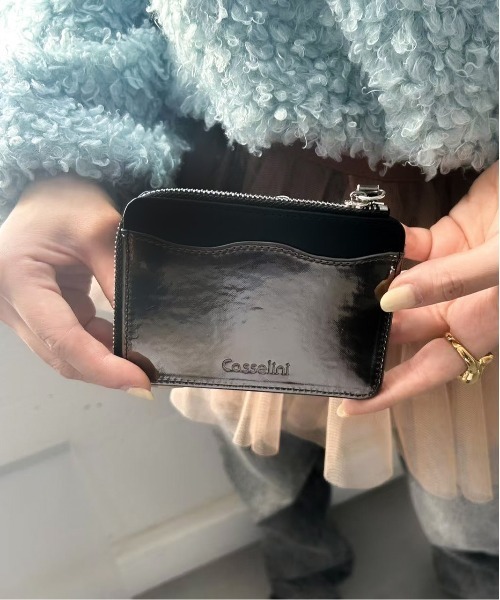 Casselini（キャセリーニ）の「Casselini(キャセリーニ)フラワーモチーフカードケース（カードケース・レディース・レッド/ブラック/シルバー・FREE）」の10枚目の写真