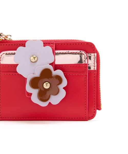 Casselini（キャセリーニ）の「Casselini(キャセリーニ)フラワーモチーフカードケース（カードケース・レディース・レッド/ブラック/シルバー・FREE）」の20枚目の写真